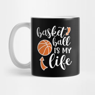 Basketball Is My Life Cute Funny Mug